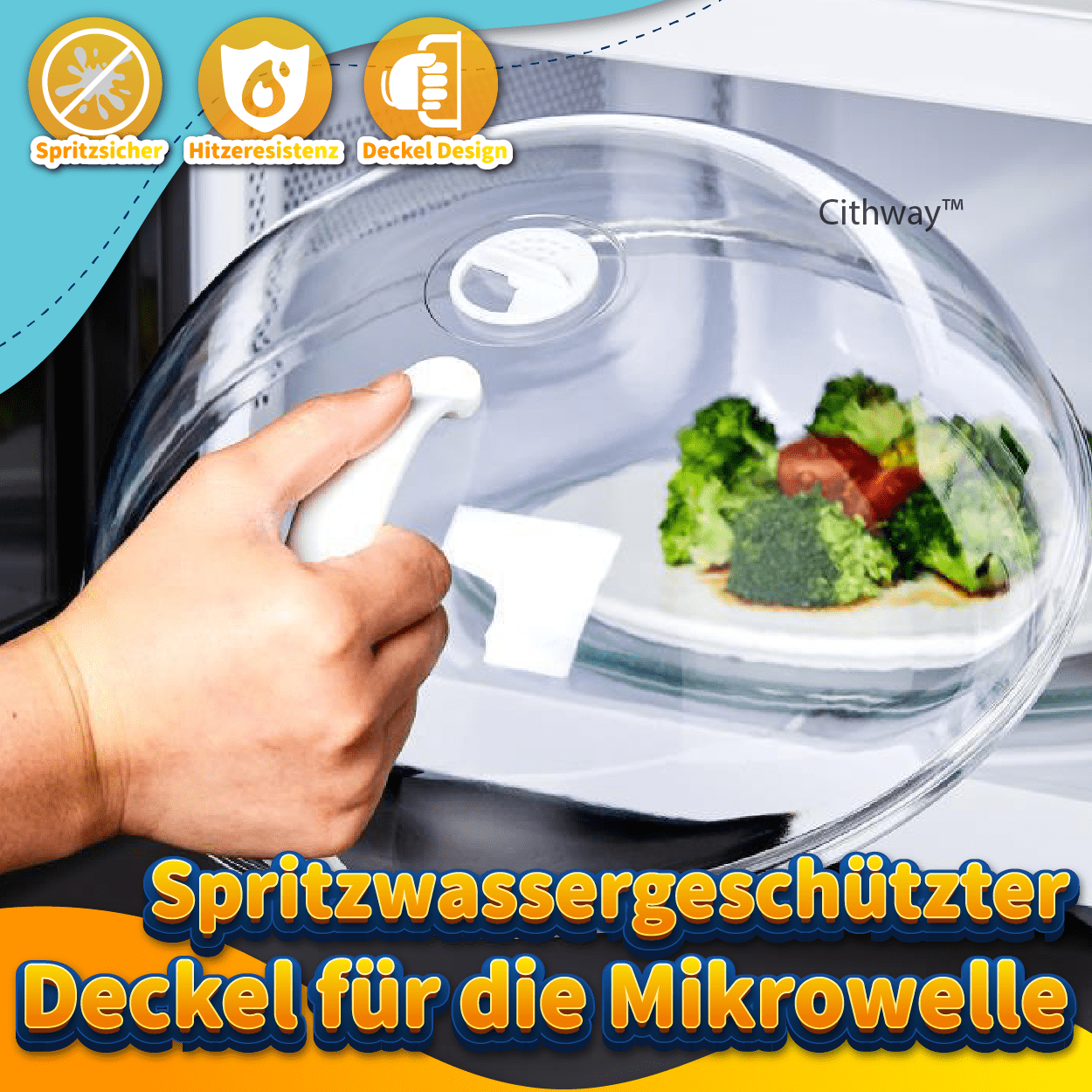 Cithway™ Mikrowelle Anti-Spritzer-Abdeckung