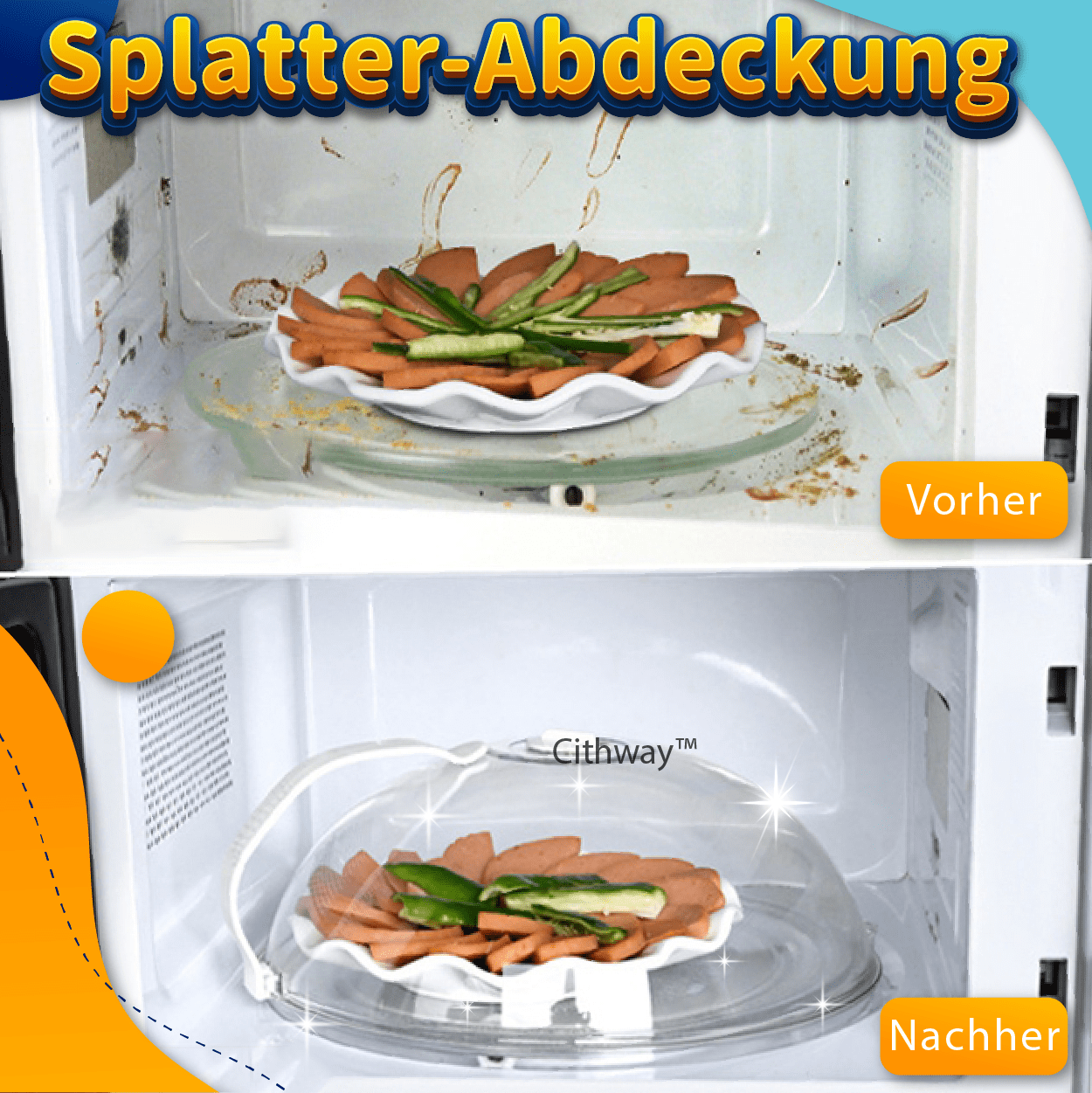 Cithway™ Mikrowelle Anti-Spritzer-Abdeckung