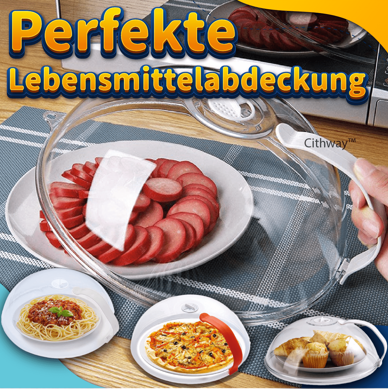 Cithway™ Mikrowelle Anti-Spritzer-Abdeckung