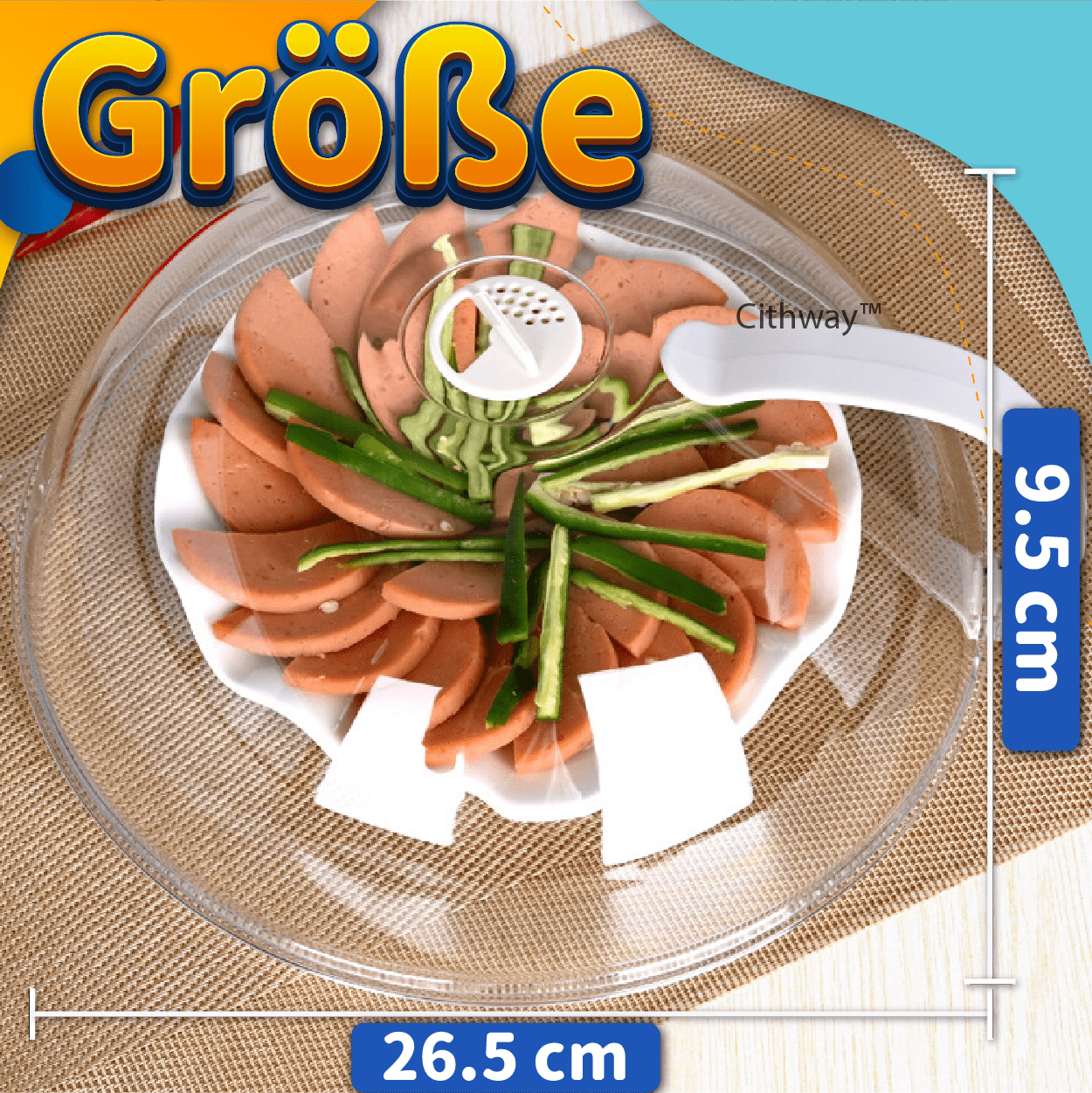 Cithway™ Mikrowelle Anti-Spritzer-Abdeckung