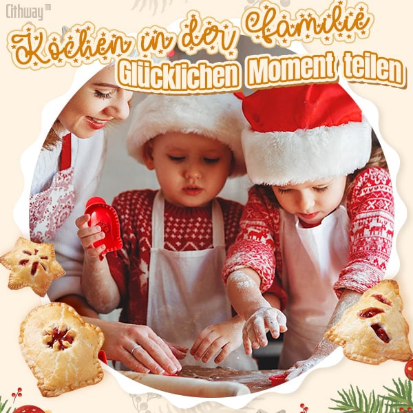 Cithway™ Weihnachten Ein-Presse Handkuchenmacher