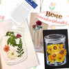 Cithway™ Getrocknete Blumen Lesezeichen-Aufklebersatz (20Stück)