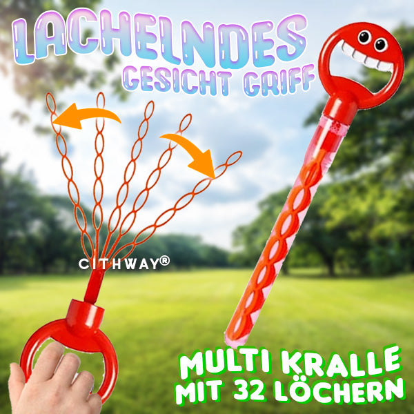 Cithway® Fünf Krallen Lächelndes Seifenblasenstab