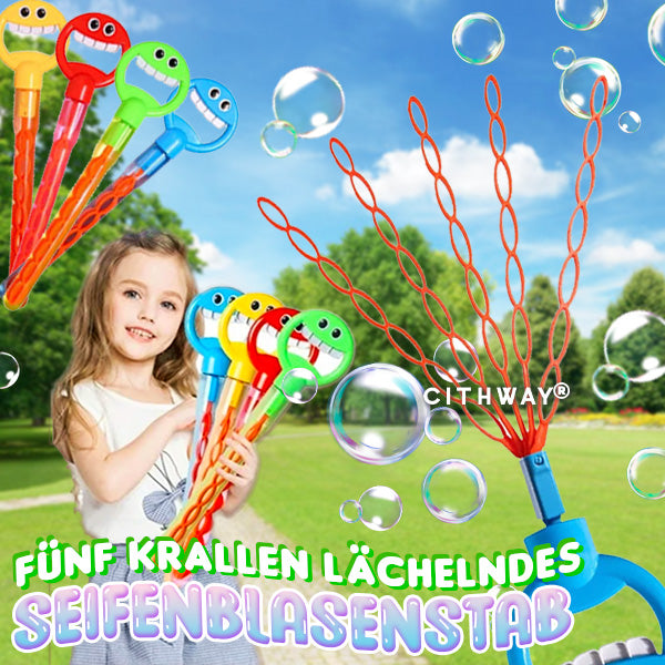 Cithway® Fünf Krallen Lächelndes Seifenblasenstab
