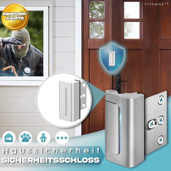 Cithway™ Hochsicherheits-Türschloss aus Metall