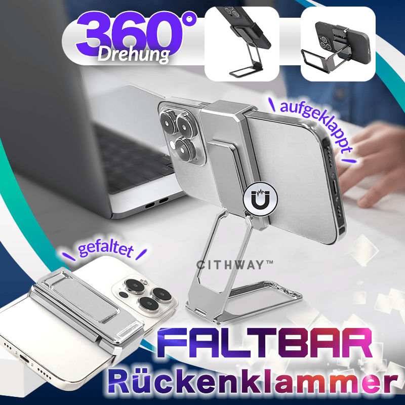Cithway™ faltbarer Rückenclip mobiler Ständer
