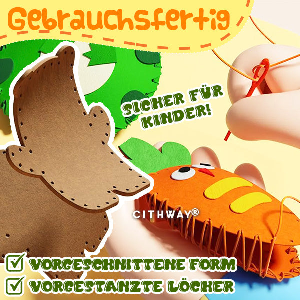 Cithway® Puppe Nähen Selbermachen Spielzeug-Bausatz