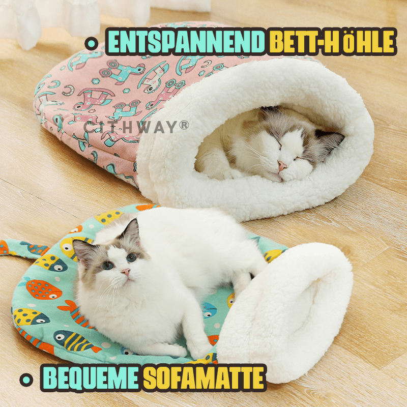 Cithway® 2-im-1 Gemütlich Haustier nisten für Katzen und kleine Hunde