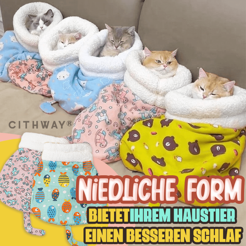 Cithway® 2-im-1 Gemütlich Haustier nisten für Katzen und kleine Hunde