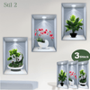 Selbstklebende 3D-Bonsai-Wandaufkleber