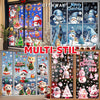 Cithway™ Weihnachten Weihnachtsmann Fensteraufkleber (9 Blätter)